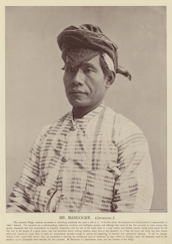 Pan Mandooer, jávský od American Photographer
