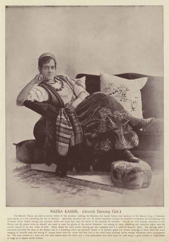 Nazha Kassik, židovská tančící dívka od American Photographer