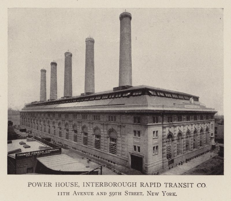 Power House, Interborough Rapid Transit Co. od American Photographer