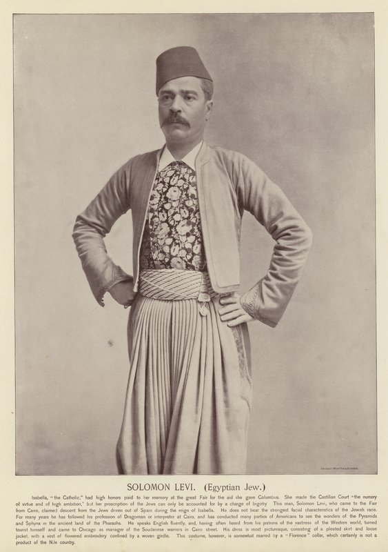 Solomon Levi, egyptský Žid od American Photographer