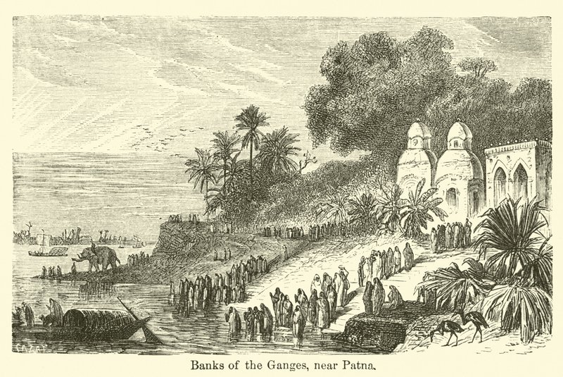 Banks of the Ganges, poblíž Patna od American School