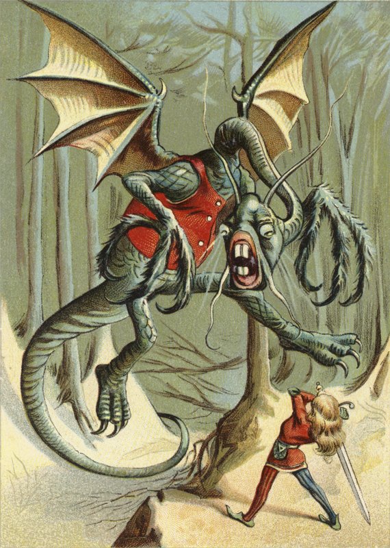 Dejte si pozor na Jabberwocka, můj synu. od American School