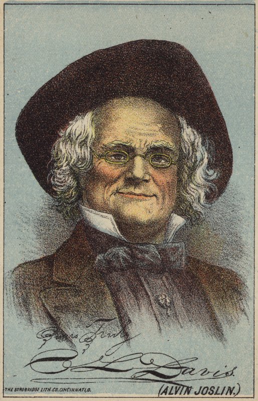 Portrét C L Davise (Alvin Joslin) od American School