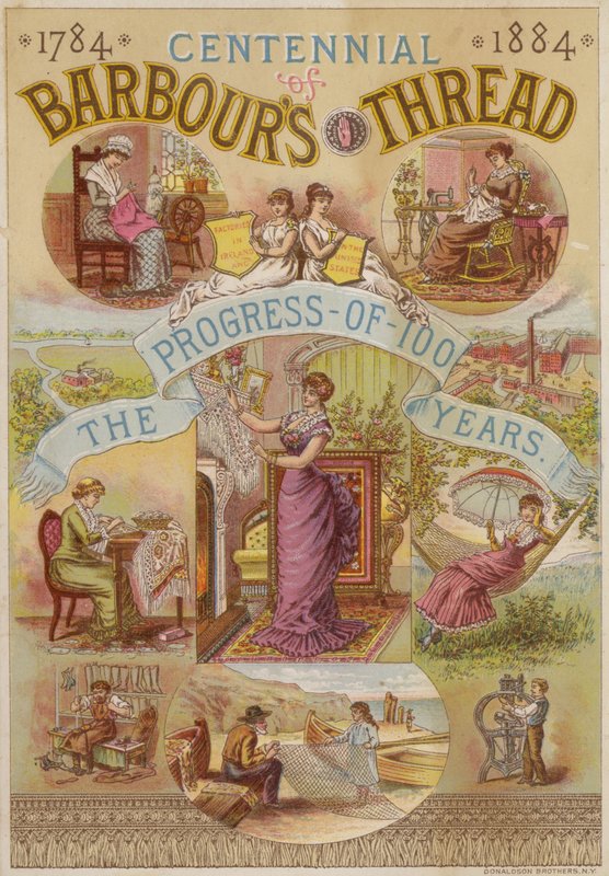 Centennial Of Barbours Thread, 1784 - 1884 od American School