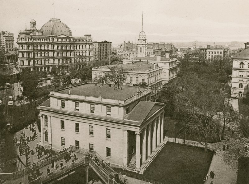 City Hall Park, NY (hlubotisk) od American School