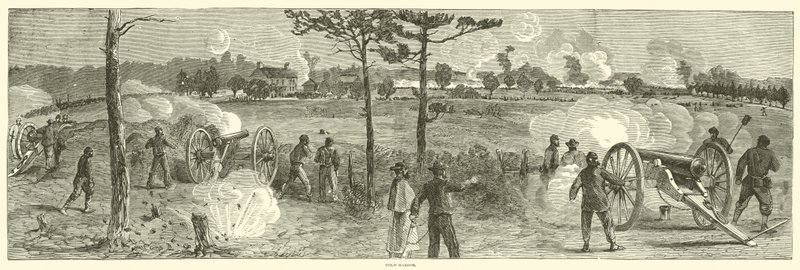 Cold Harbor, červen 1864 od American School