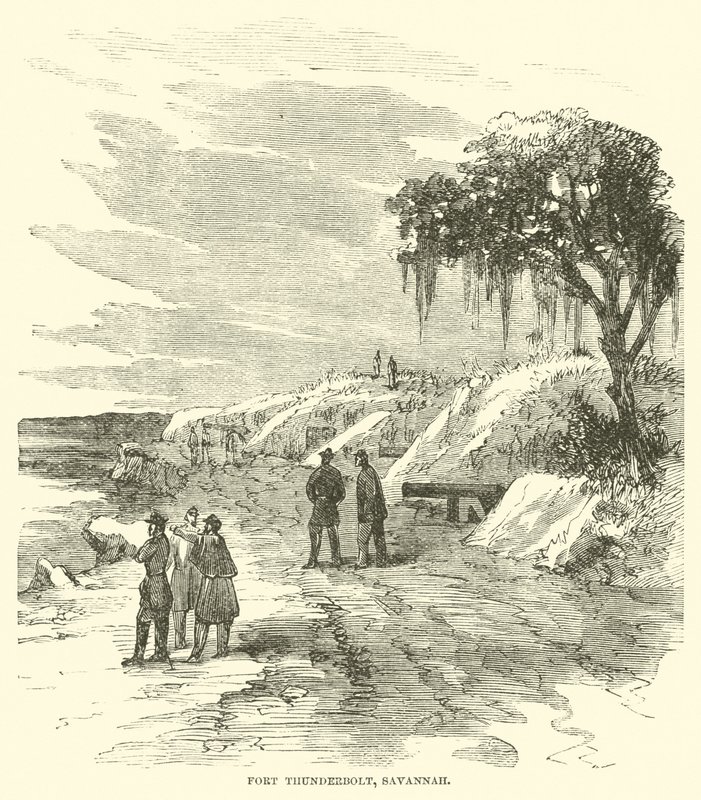 Fort Thunderbolt, Savannah, prosinec 1864 od American School