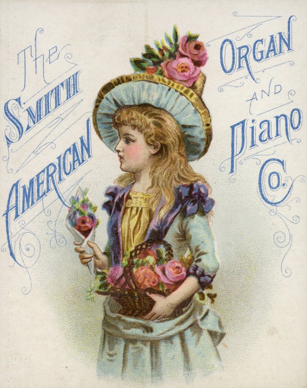 Dívka drží květinový koš od American School