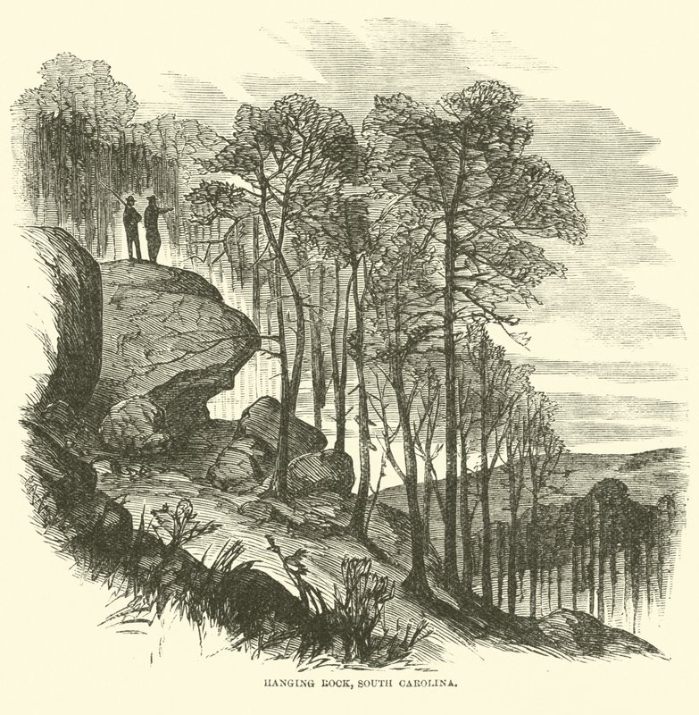 Hanging Rock, Jižní Karolína, únor 1865 od American School