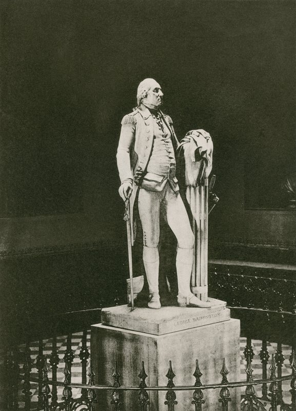 Hudsonova socha George Washingtona (hlubotisk) od American School