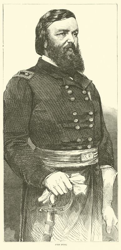 John Pope, červenec 1862 od American School