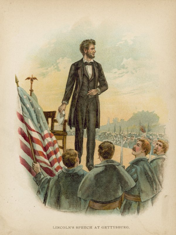 Lincolnův projev v Gettysburgu od American School