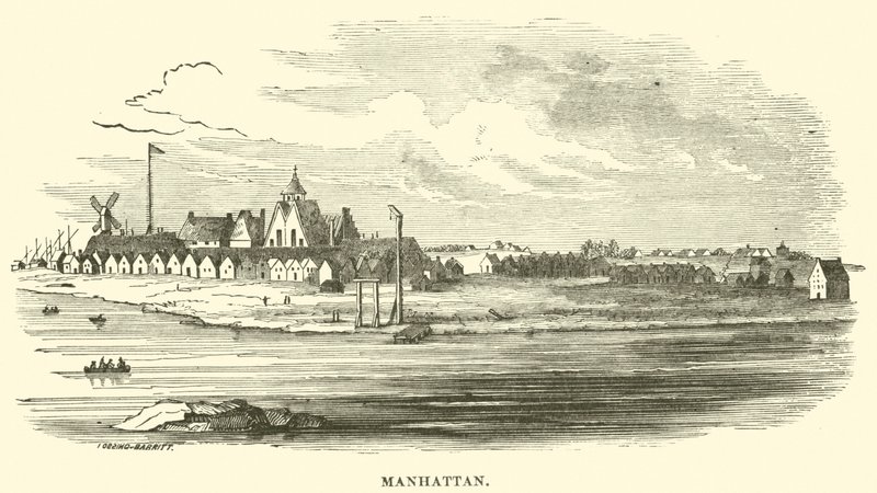 Manhattan (rytina) od American School