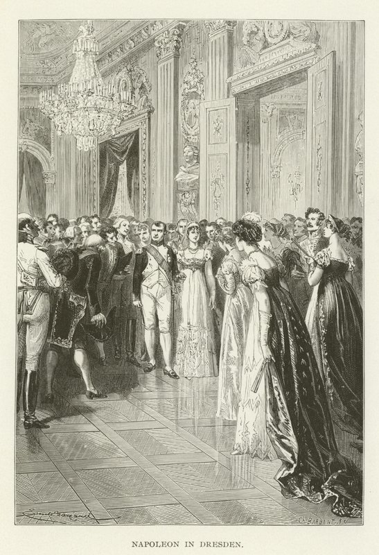 Napoleon v Drážďanech od American School