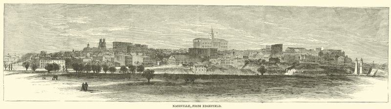 Nashville, z Edgefield, prosinec 1864 od American School