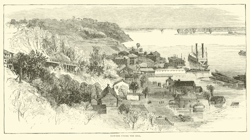Natchez pod kopcem, květen 1862 od American School