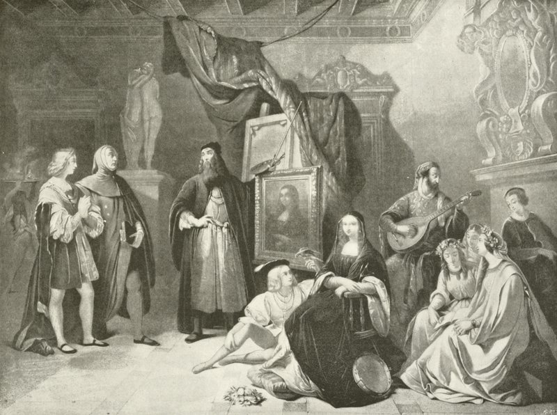 Raphael představil Da Vinci (hlubotisk) od American School
