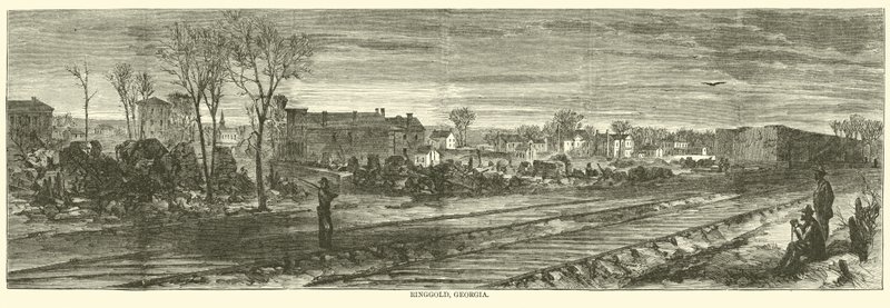 Ringgold, Georgia, květen 1864 od American School