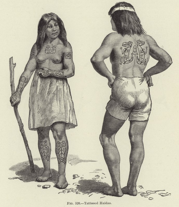 Tattooed Haidas od American School