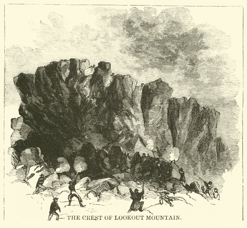 The Crest of Lookout Mountain, listopad 1863 od American School