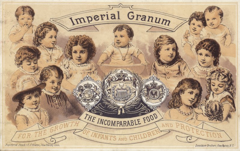 Malé děti inzerující Imperial Granum od American School