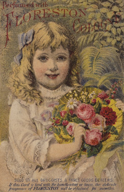 Mladá dívka drží květiny od American School