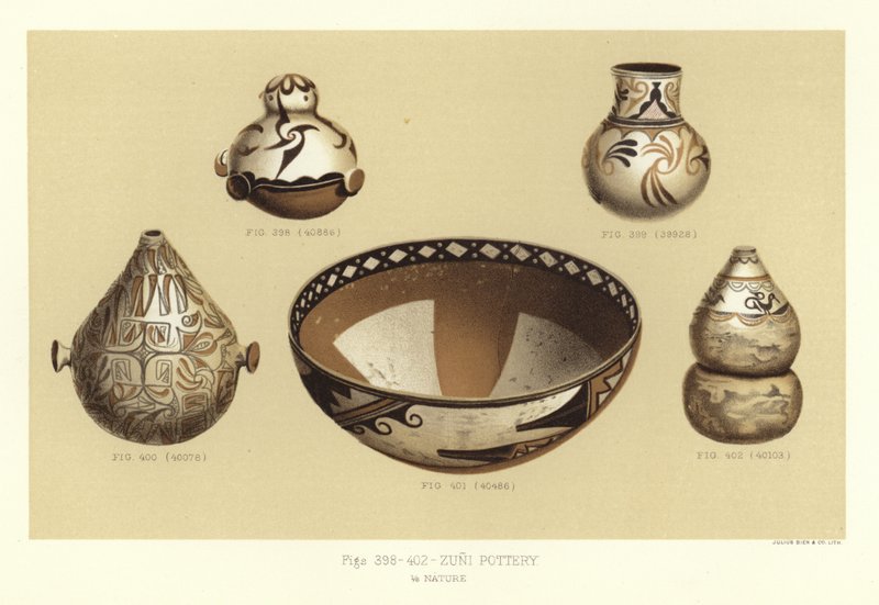 Zuni Pottery od American School