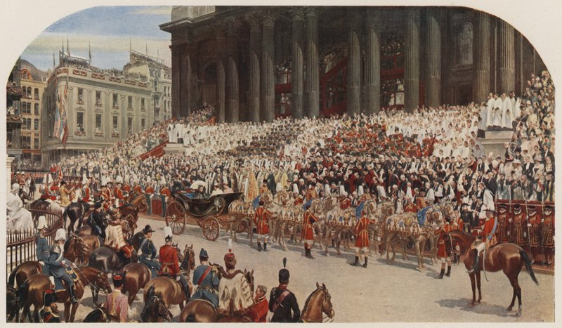 Diamantové jubileum královny Viktorie, Katedrála svatého Pavla, Londýn, 22. června 1897 od Andrew Carrick Gow