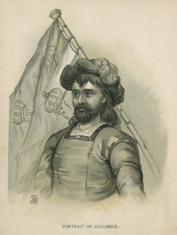 Kryštof Kolumbus (chromolitho) od Andrew Melrose
