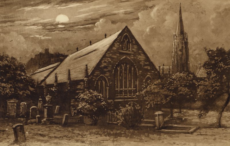 Edinburgh: Greyfriars Church (litho) od Andrew Allan
