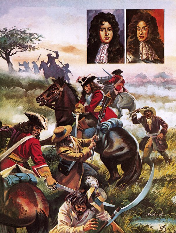 Bitva u Sedgemooru 1685 od Andrew Howat