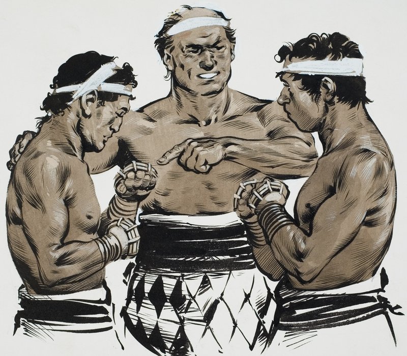 Box (kvaš na papíře) od Angus McBride