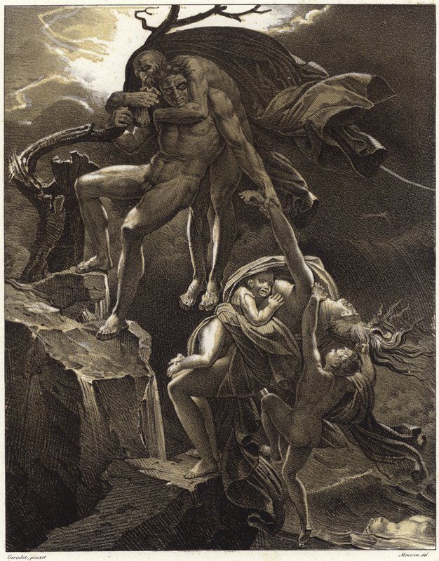 Scéna du Deluge od Anne Louis Girodet de Roucy Trioson