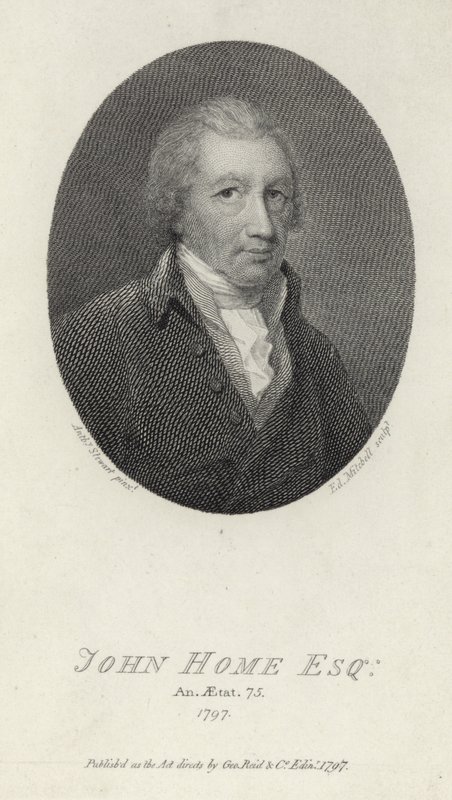 Portrét Johna Home od Anthony Stewart