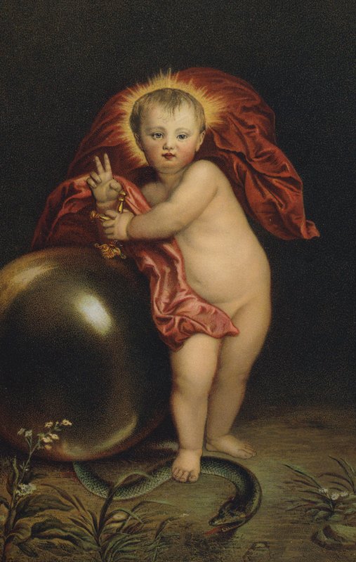 Ježíš drtí hada od Anthony van Dyck
