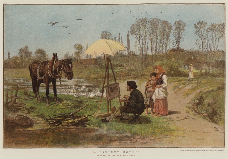 Model pacienta (barevné gravírování) od Anton Kozakiewicz