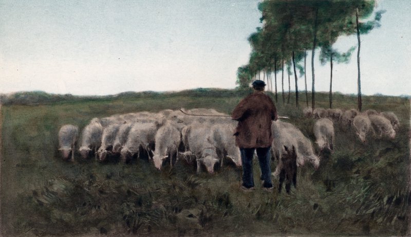 Podzim (barevný hlubotisk) od Anton Mauve