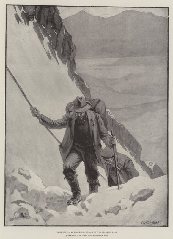 Z Eustonu na Klondike, vrchol Chilkootského průsmyku od Arthur David McCormick