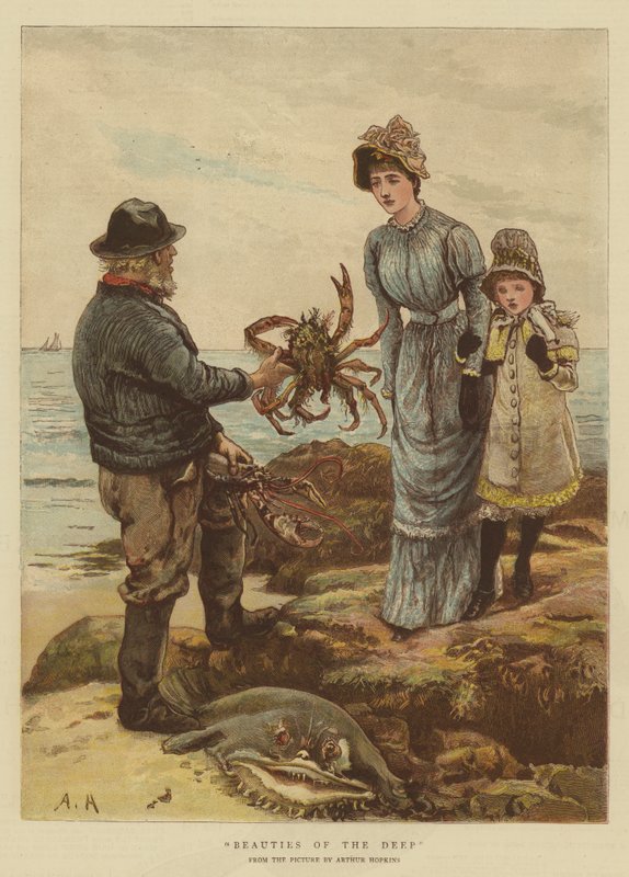 Krásy hlubin (chromolitho) od Arthur Hopkins