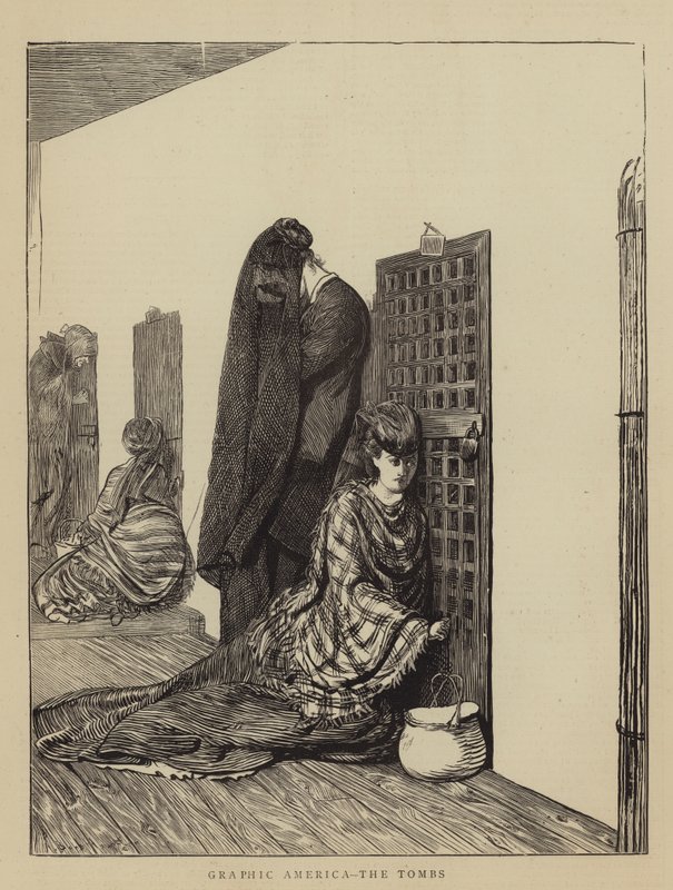 Grafická Amerika, hrobky od Arthur Boyd Houghton