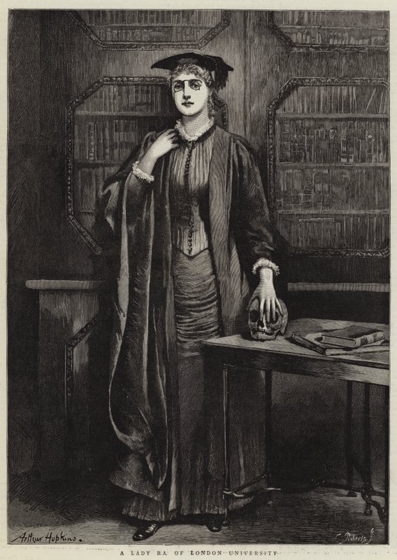 Lady BA z Londýnské univerzity od Arthur Hopkins