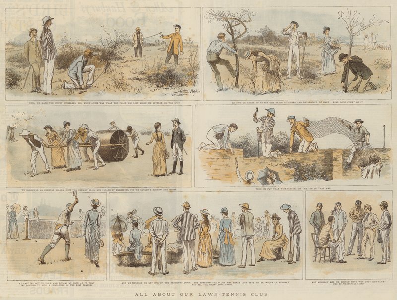 Vše o našem Lawn-Tennis Clubu (chromolitho) od Arthur Hopkins
