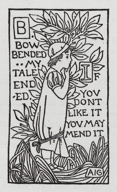 Hans Christian Andersen: Finis (litho) od Arthur Joseph Gaskin