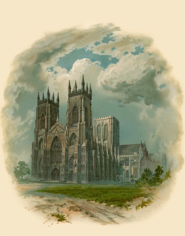 York Minster, západní fronta od Arthur Wilde Parsons