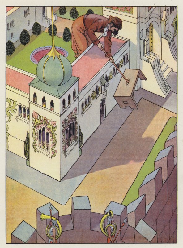 Ilustrace ke knize Gullivers Travels od Jonathana Swifta od Artus Scheiner