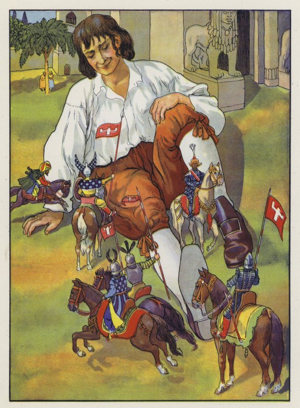 Ilustrace ke knize Gullivers Travels od Jonathana Swifta od Artus Scheiner
