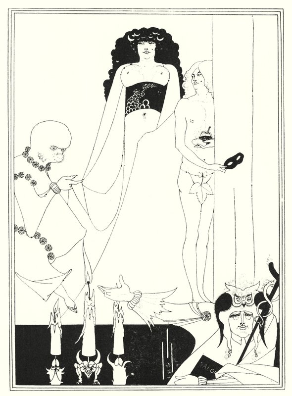 Vstup do Herodiady (rytina) od Aubrey (after) Beardsley