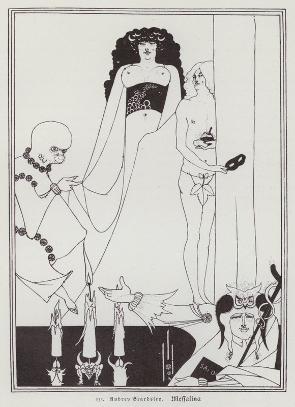 Messalina (členové) od Aubrey (after) Beardsley