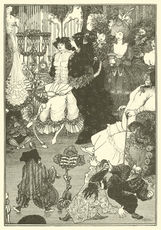 Helenin záchod (litografie) od Aubrey (after) Beardsley