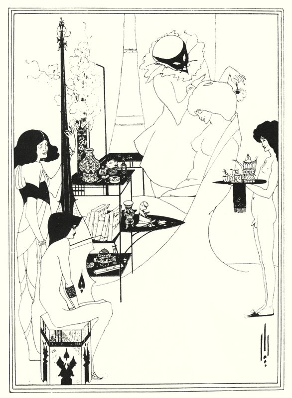 The Toilette of Salome (rytina) od Aubrey (after) Beardsley